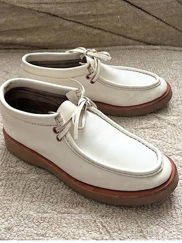 Wallabee style handmade shoe