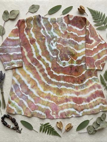 Linen Ice Dyed Top