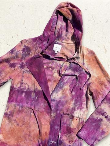 Ice Dyed Linen Blend Jacket