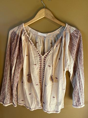 Embroidered top