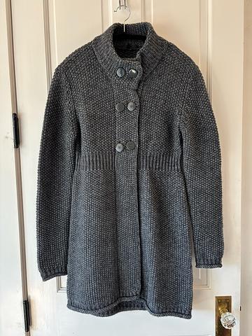 Stile Benetton Gray Longline Cardigan
