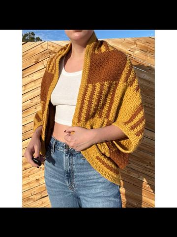 knit cocoon shrug