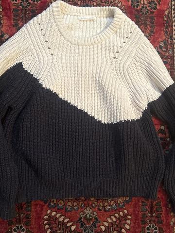 color block sweater