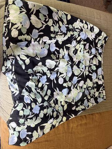 Floral midi skirt