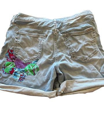 Upcycled jeans shirts with fabric size 10
