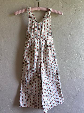 Twill Wide Leg Overalls