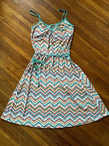 Y2K Chevron Dress
