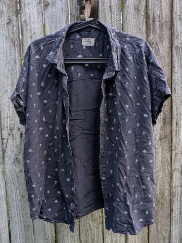 Witchy Desert Icons Button Down