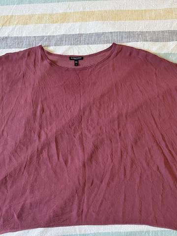 Sheer Silk Georgette boxy top