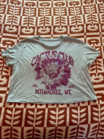 Cactus Club Crop Tee