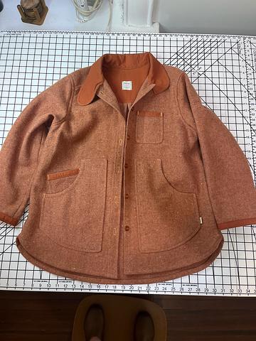 Shacket wool jacket coat