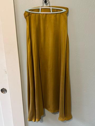 Blaze Cupro Skirt in gold