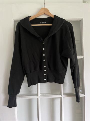 Waffle Sailor Cardigan