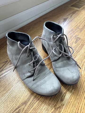 Suede booties