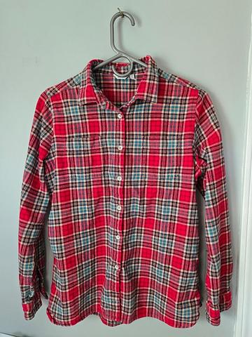 Maroon Flannel Shirt
