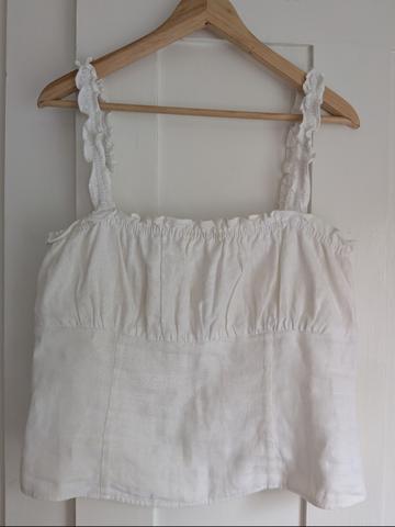 "Candella" linen top