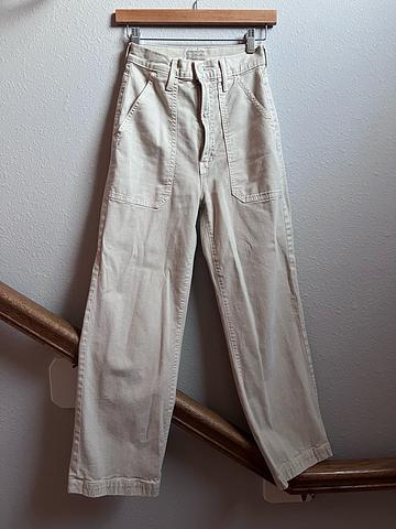 Cream “handy” pants