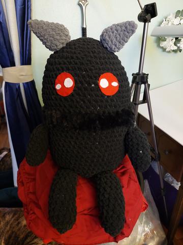 Crochet Mothman Plushie