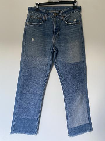 BSides denim patch front jeans