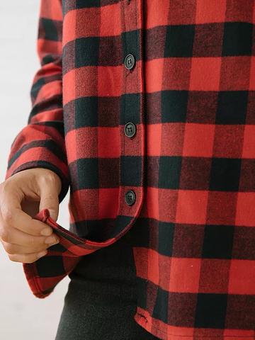 Buffalo Plaid Flannel Shirt