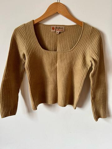 Naturally Dyed Ribbed Merino Sweater