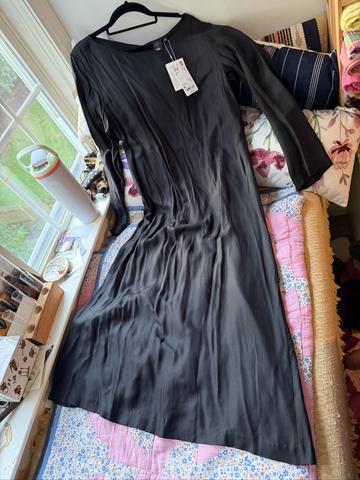 Hana Tajima for Uniqlo Silk Blend Dress