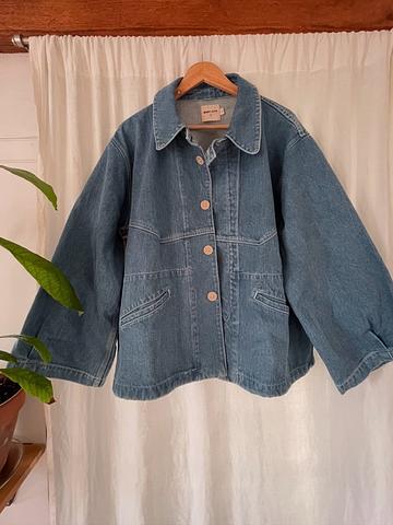Big Jean Jacket in Pale Indigo