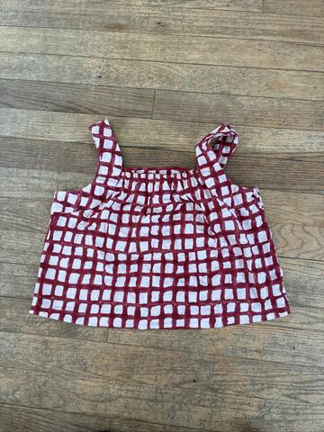 Block print tank