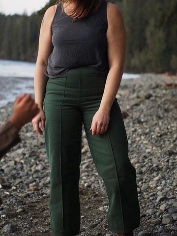 Forest Green Tab Pants