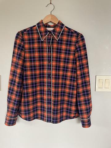 Plaid shirt Tory Burch