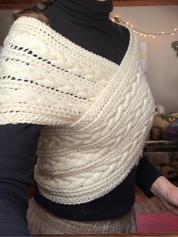 soft wool shawl wrap cowl scarf