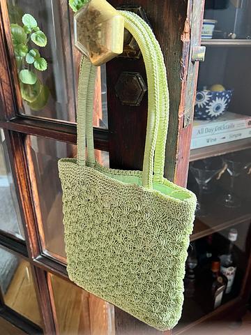 Little Green Bag with coin purse