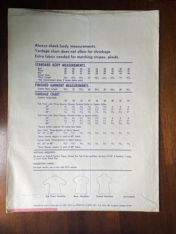 Uncut 70s top pattern
