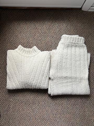 Tate Sweater and Rowan Trouser