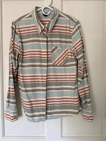 Striped flannel shirt