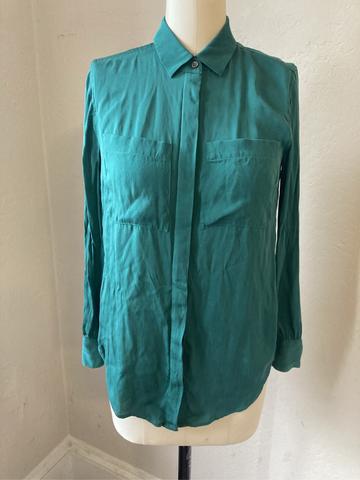 Silk-blend Shirt Button-up
