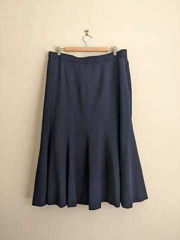 80s Made in England Suit Skirt