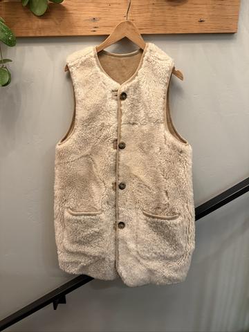 Reversible Shearling Vest