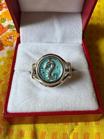 925 Kameleon Seahorse Ring