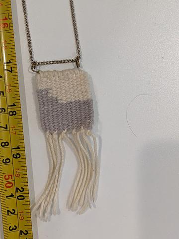 Weaving necklace