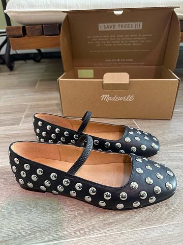 Studded Greta Ballet Flats