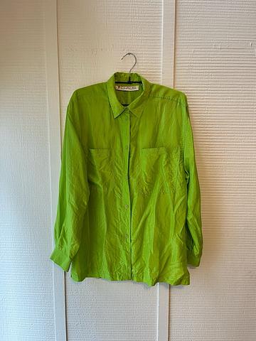 Silk button down