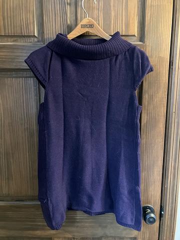 Short sleeved wool tunic/jumper