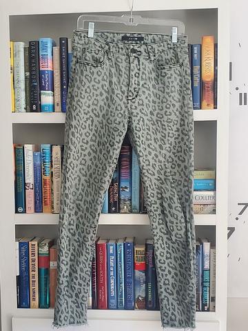 Joe's leopard print skinny jeans