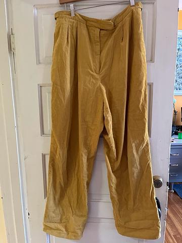 Yellow Corduroy Pants