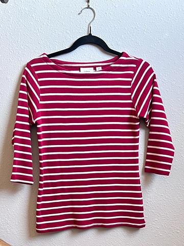Striped cotton top