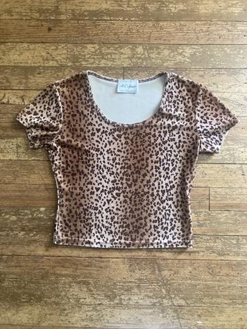 Velvet Leopard Baby Tee