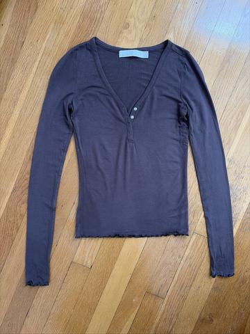 V-Neck Henley
