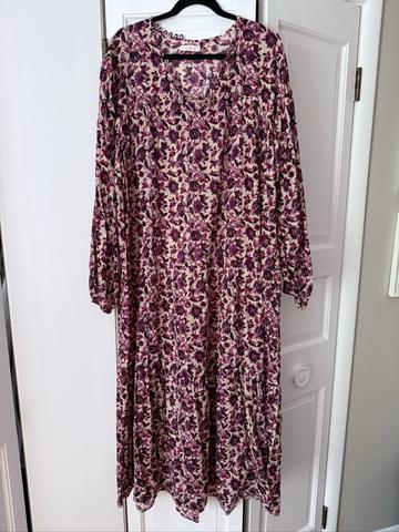 DÔEN Dillon Maxi Dress Floral 100% Cotton