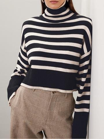 Crop Sailor Sweater